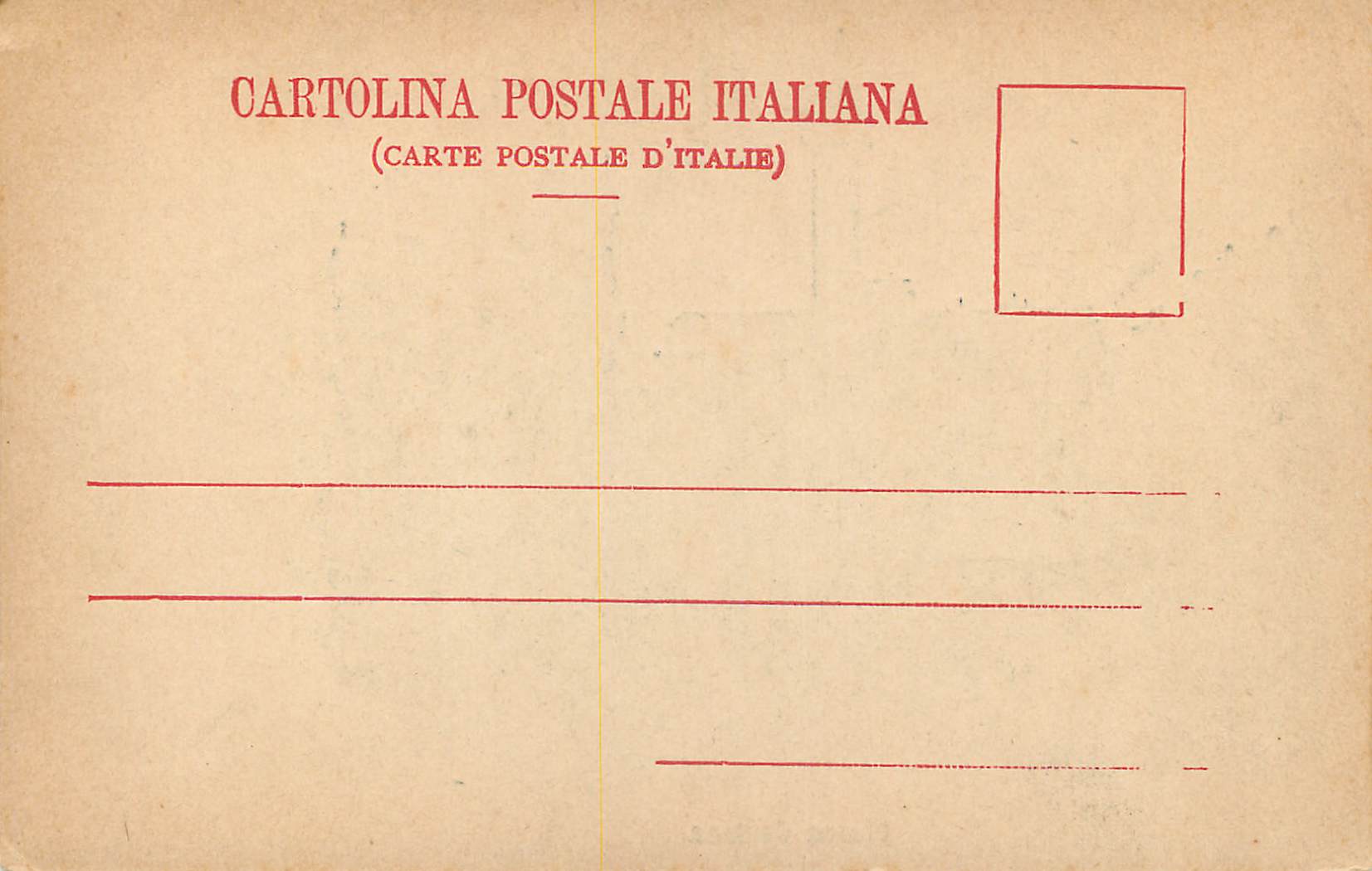 CPA Piazza Colonna — Rückseite