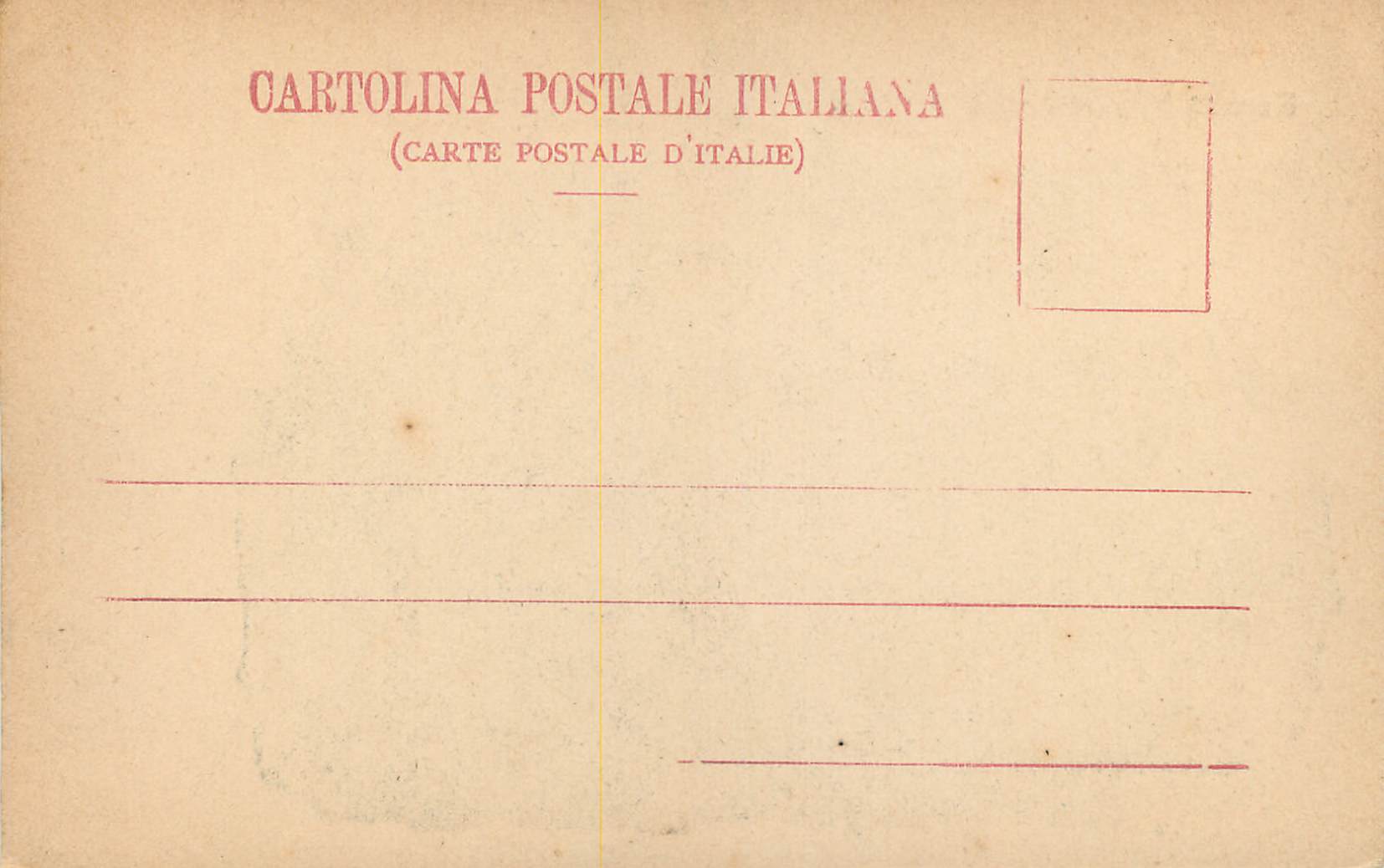 CPA Monumento Cairoli Monte Pincio — Rückseite