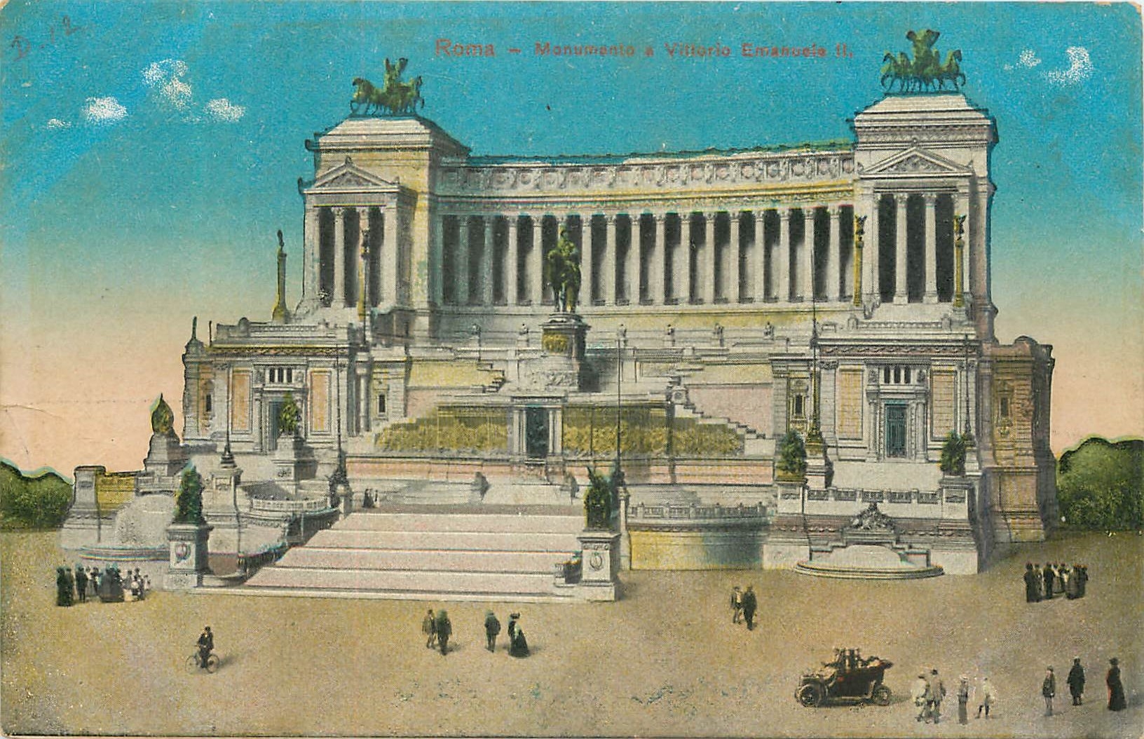 CPA Roma Monumento a Vittorio Emanuele II