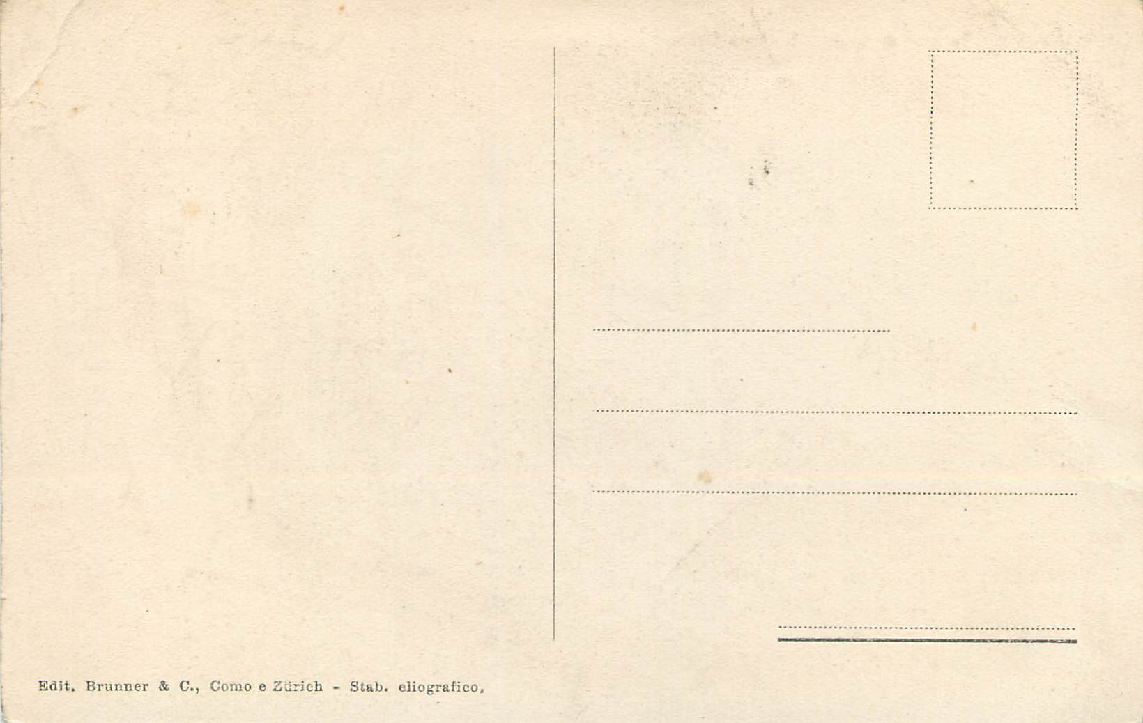 CPA Roma Tempi di Vesta Fontana Paola — Rückseite