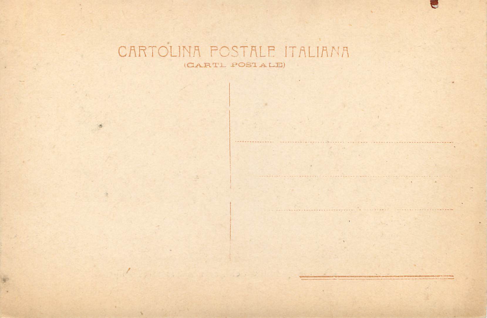 CPA Roma Veduta generale del Ponte e Castel S Angelo — Rückseite
