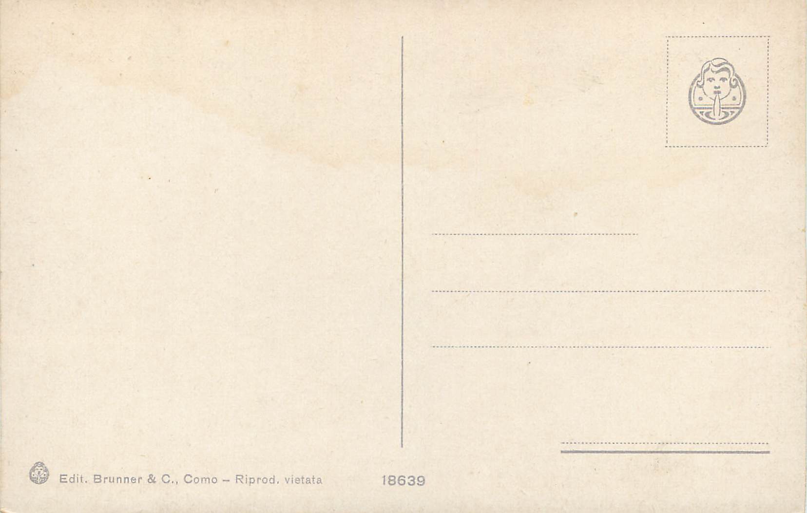 CPA Roma Fara Romano — Rückseite