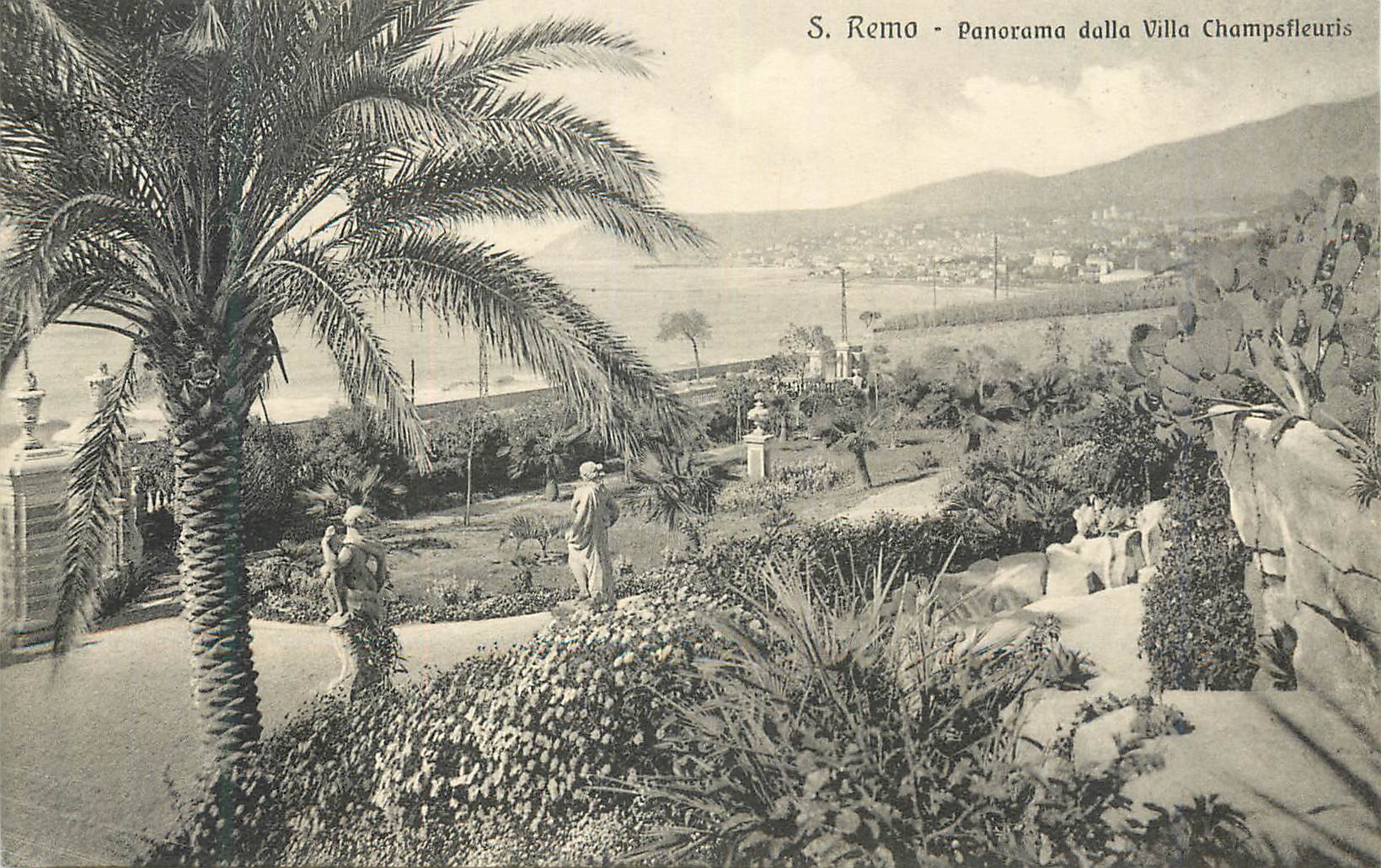 CPA San Remo Panorama dalla Villa Champsfleuris