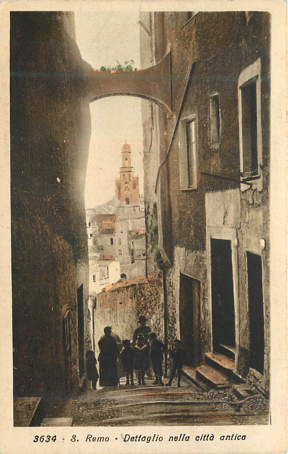 CPA San Remo Dettaglio nella citta antica
