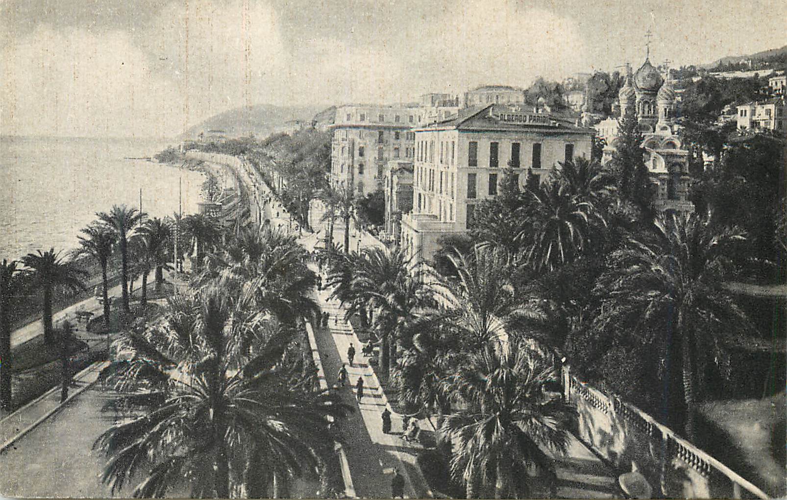 CPA San Remo Corse Imperatrice Chiesa Russa