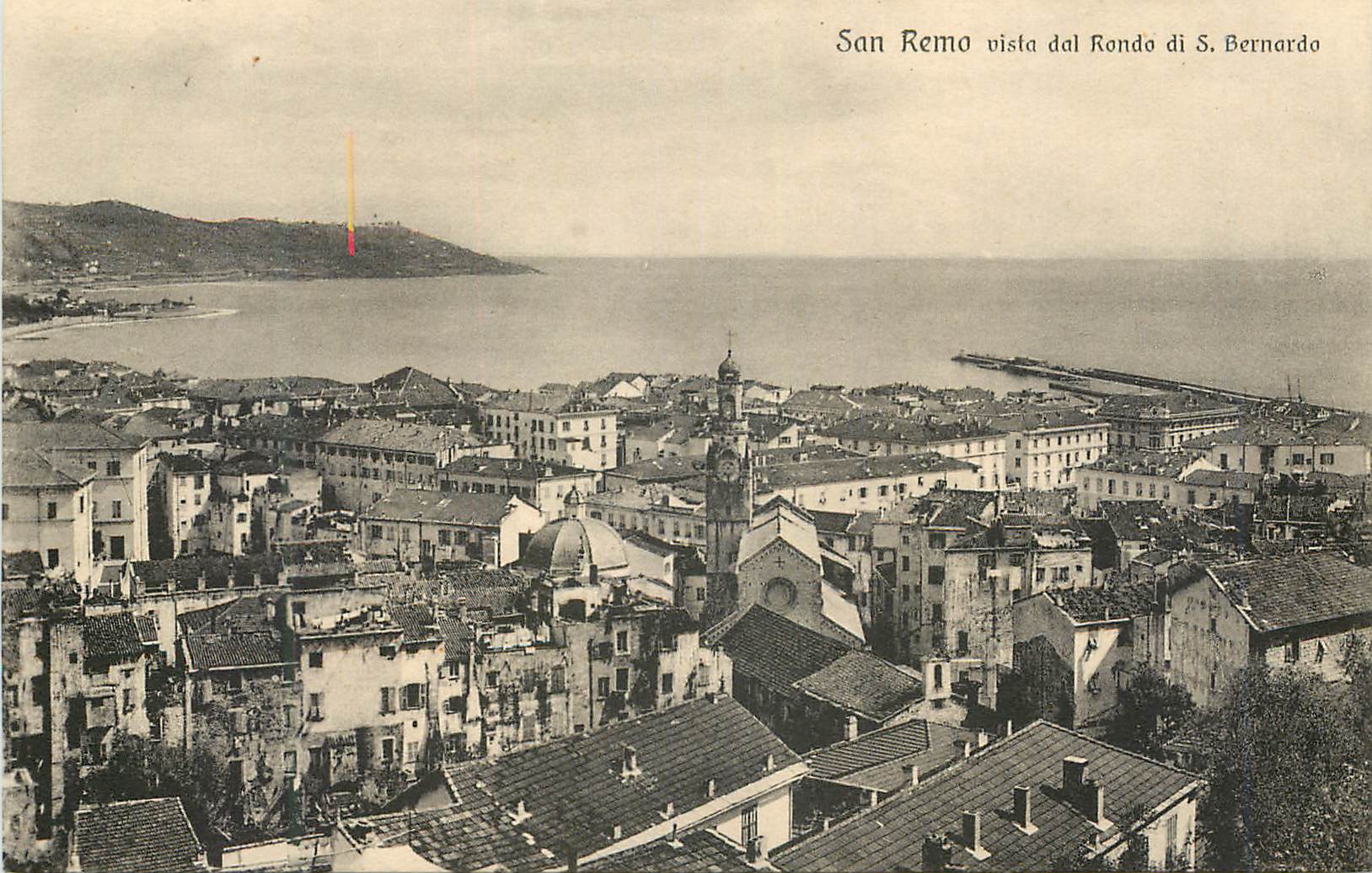 CPA San Remo Vista del Rondo di S Bernardo