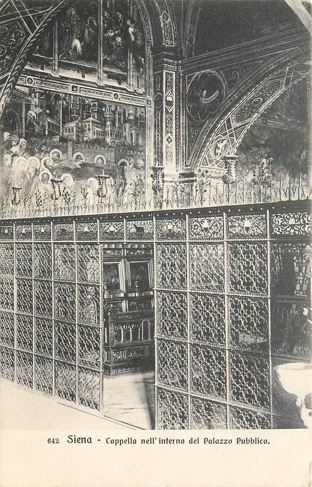 CPA Siena Cappella nell'interno del Palazza Pubblico