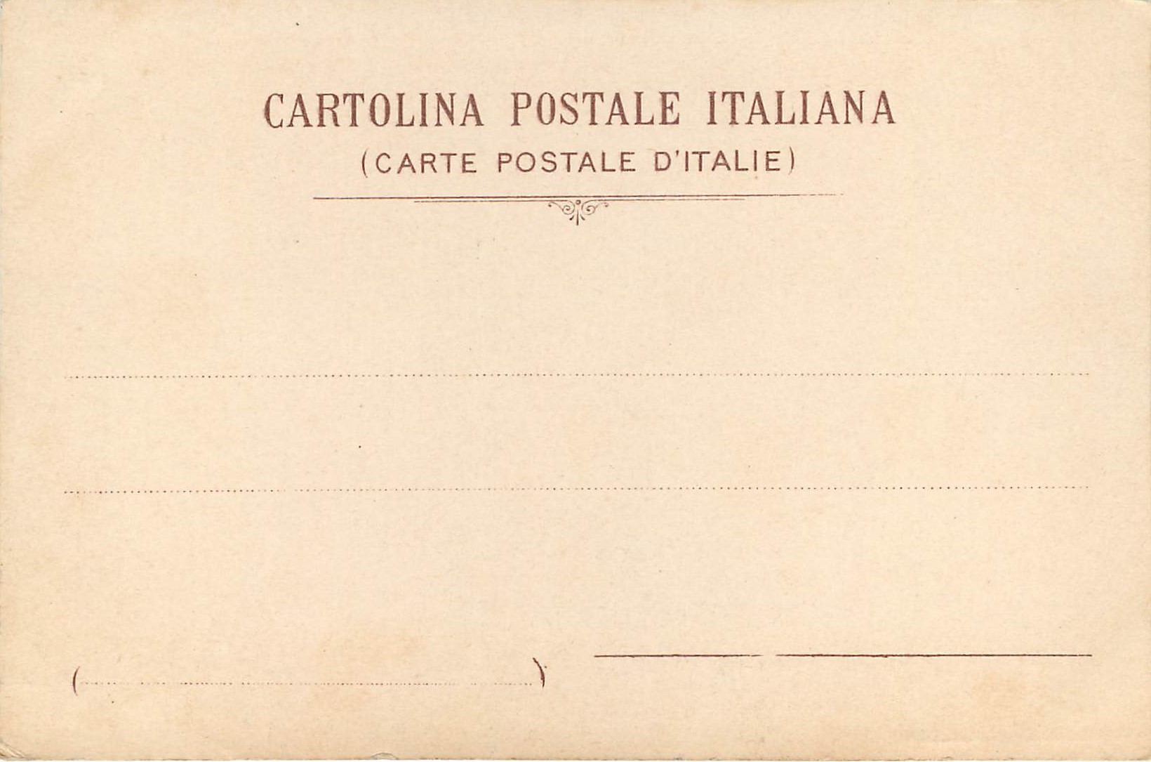 CPA Sorrento Vallone dei Mulini — Rückseite