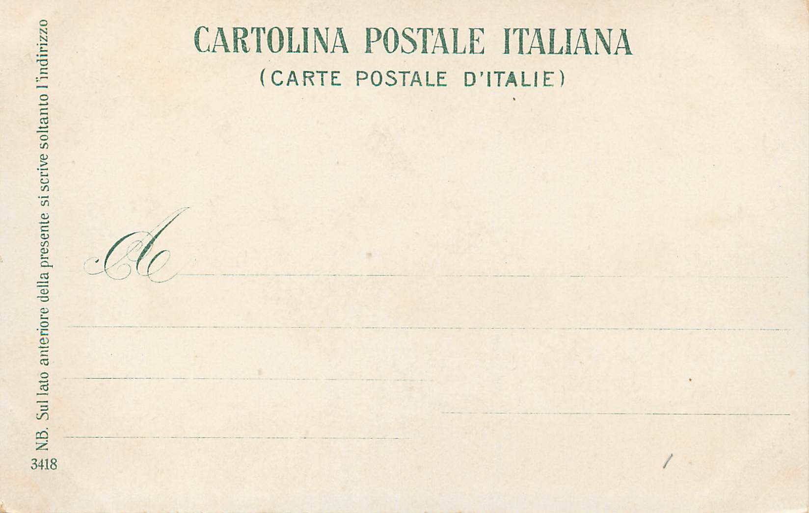 CPA Sorrento La Tarantella Costumi di Sorrento Folklore — Rückseite