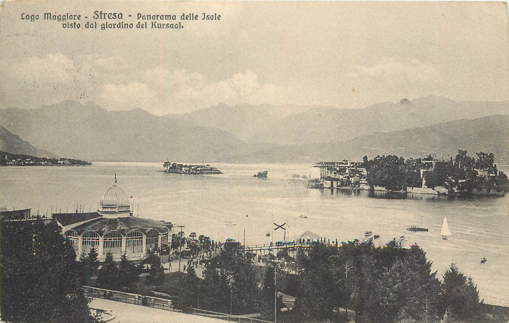 CPA Stresa Lago Maggiore Panorama delle Isole