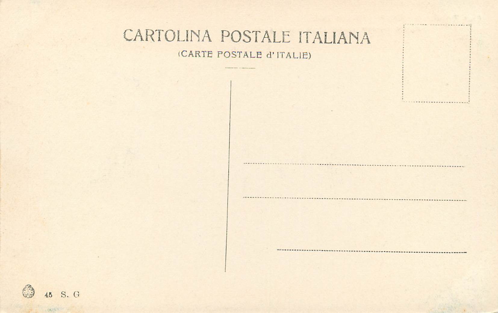 CPA Stresa Lago Maggiore Simplon CIne Regina Grand Hotel (Architetto Pagani) — Back