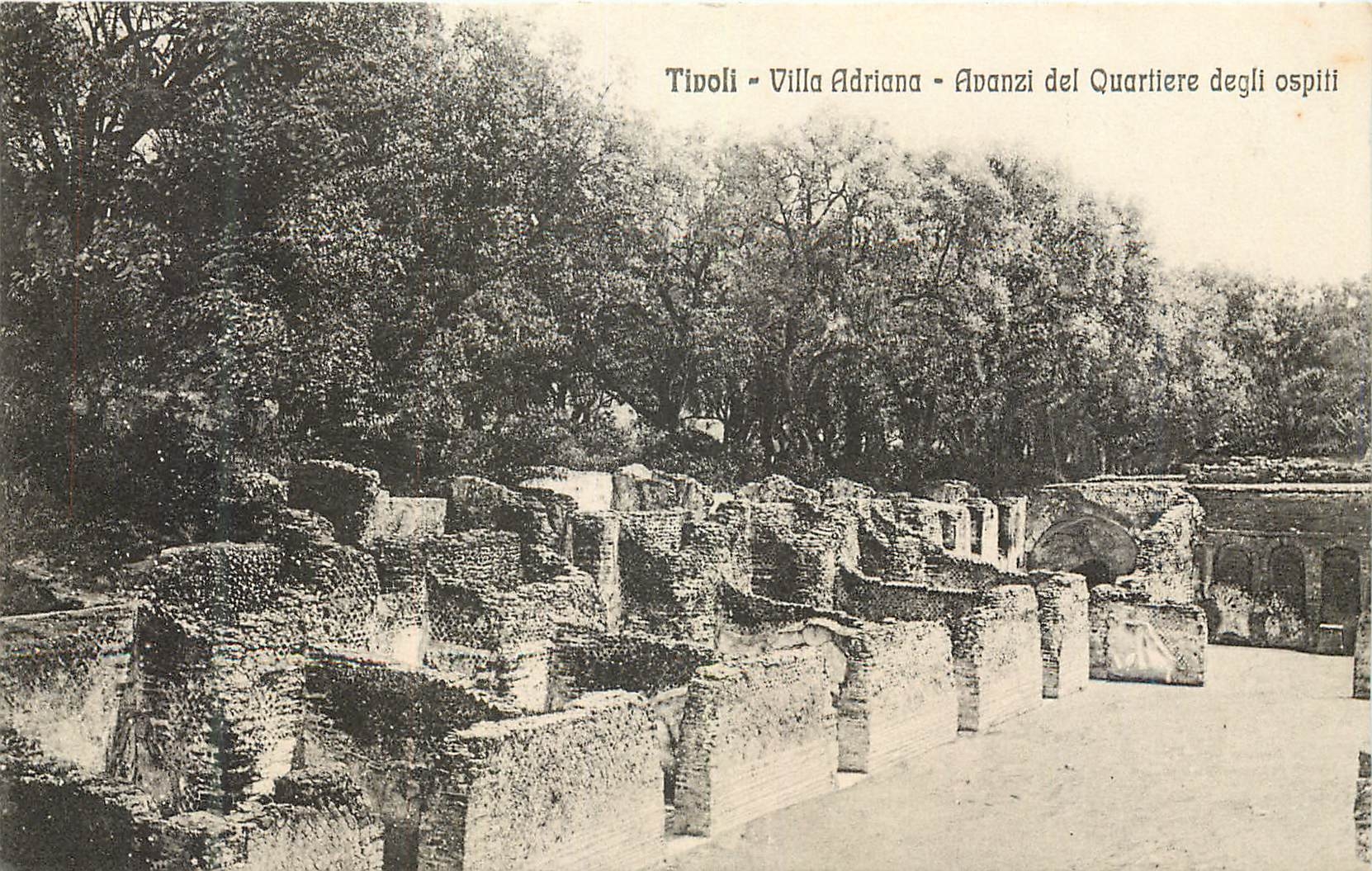 CPA Tivoli Villa Adriana Avanzi del Quartiere degli ospiti