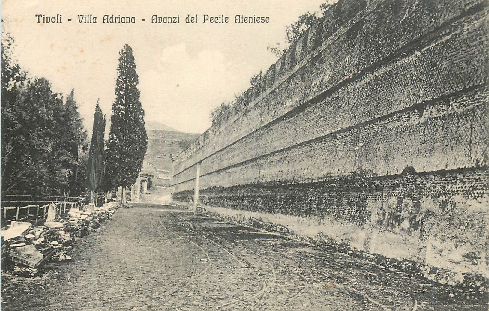 CPA Tivoli Villa Adriana Avanzi del Pecile Aleniese