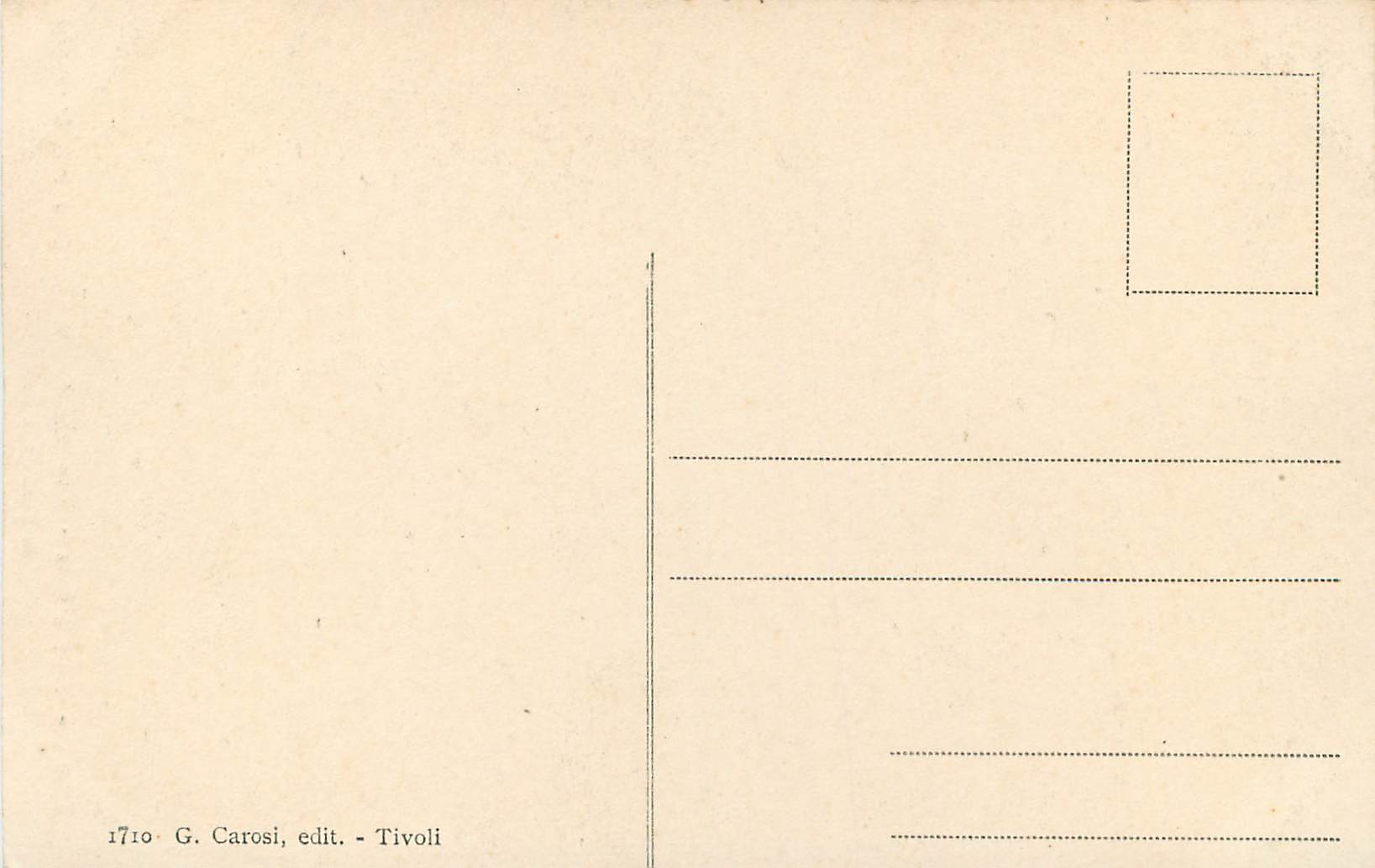 CPA Tivoli Villa d'Este Una vedula del Giardino con la vasca la Cascata e l'idro-organo — Rückseite