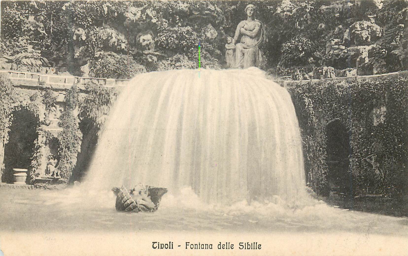 CPA Tivoli Fontana delle Sibille