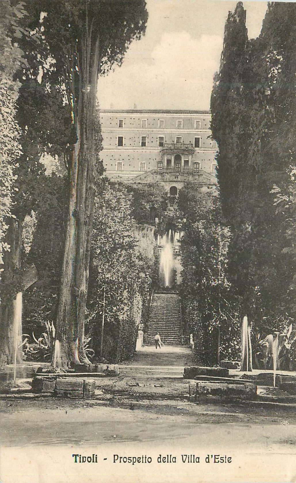 CPA Tivoli Prospetto della Villa d'Este