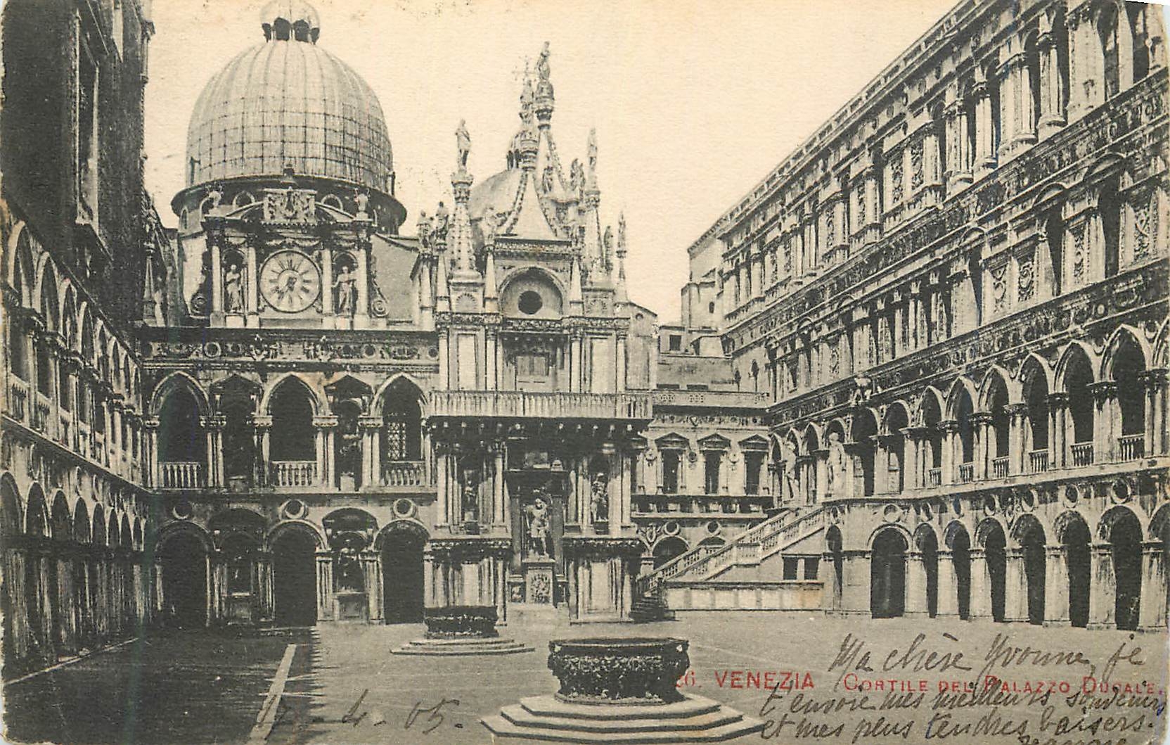 CPA Venezia Cortile del Palazzo Ducale