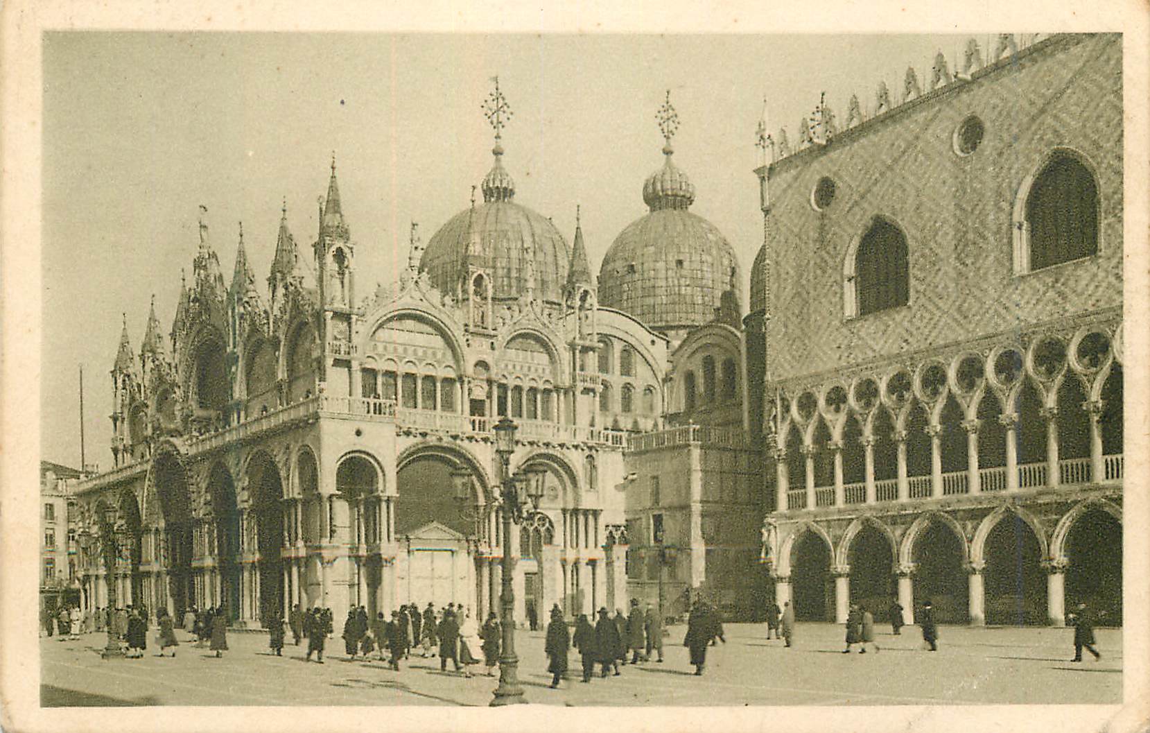 CPA Venezia Palazzo Ducale e la Basilica di S Marco
