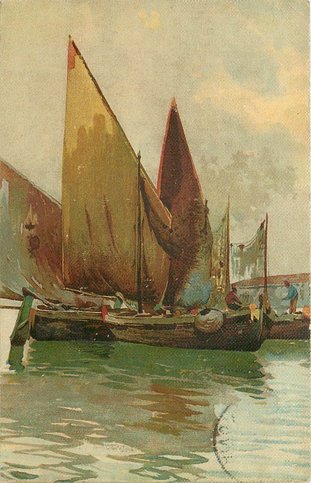 CPA Bateaux Venezia