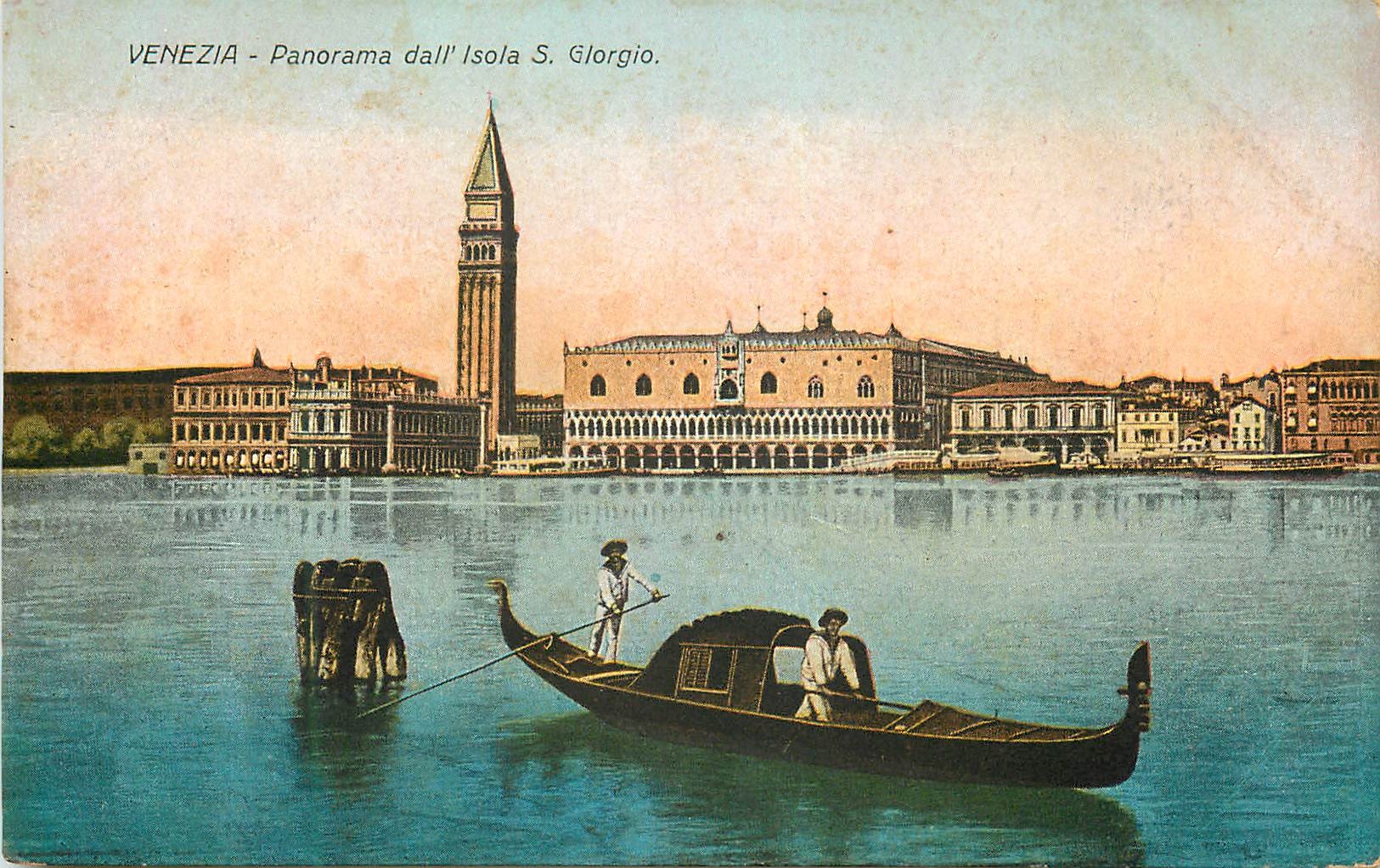 CPA Venezia Panorama dall' Isola S Glorgio
