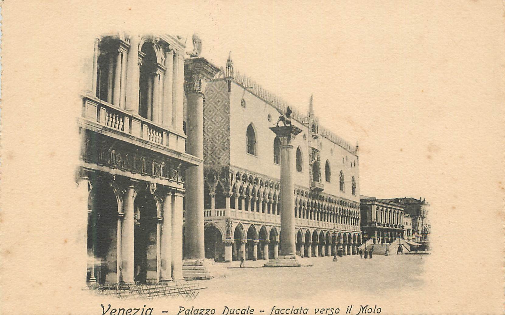 CPA Venezia Palazzo Ducale facciata verso il Molo
