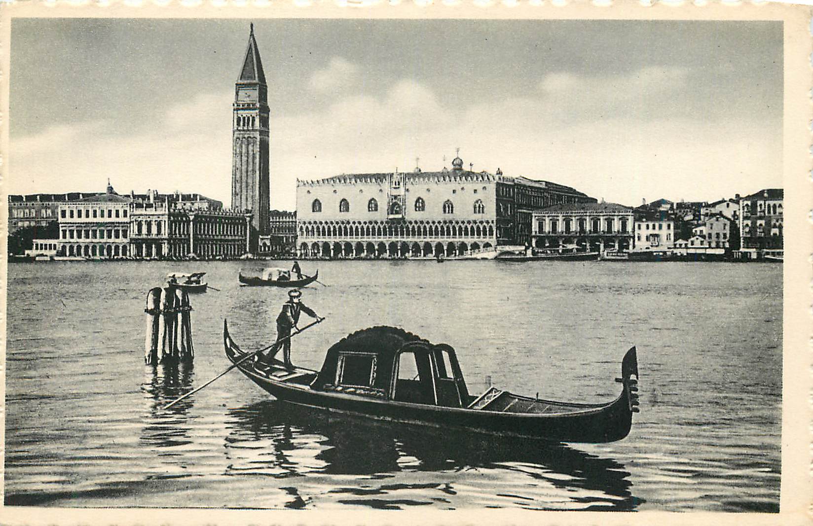 CPA Venezia Panorama dall'isola S Giorgio Bateau