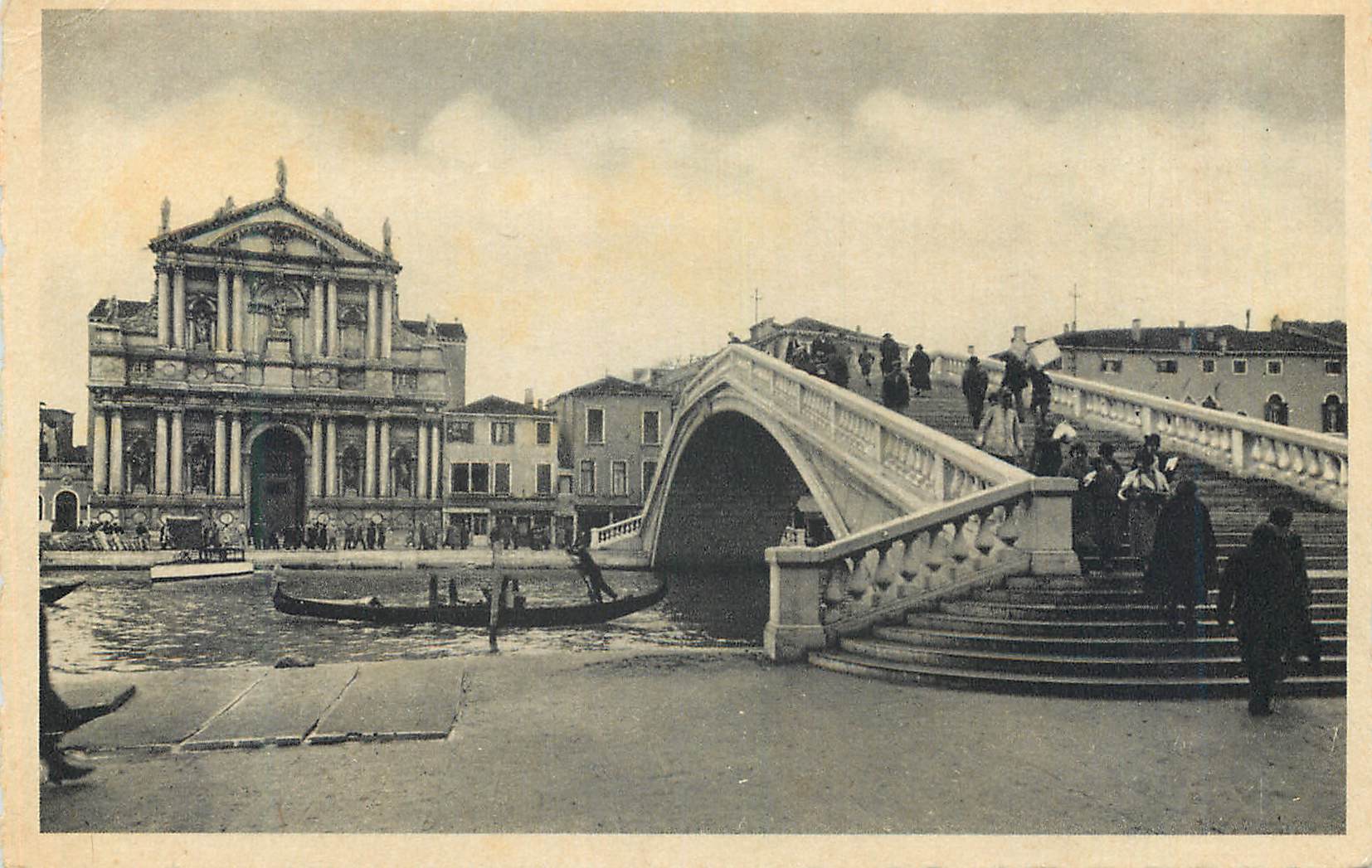 CPA Venezia Nouveau Pont de la Gare