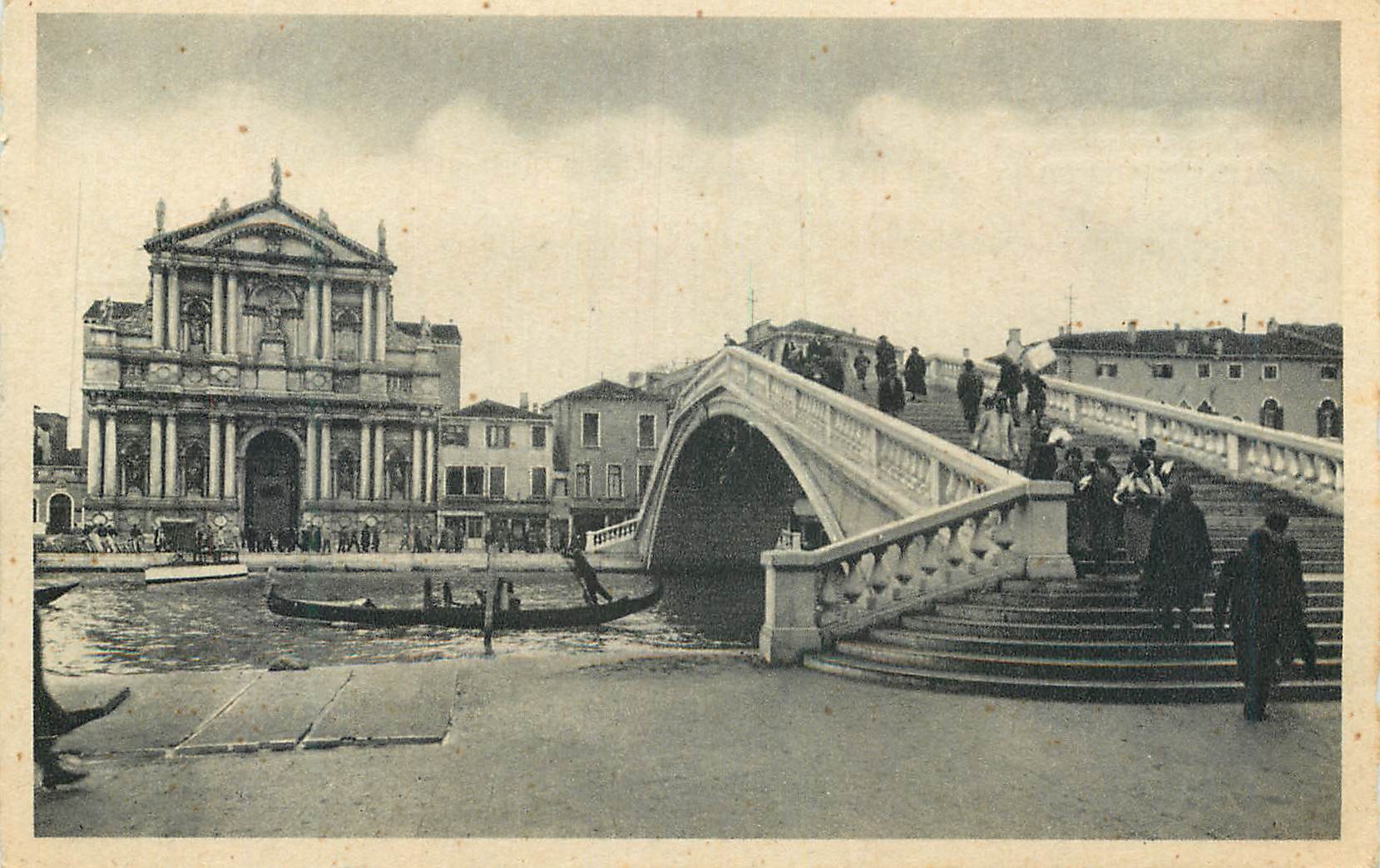 CPA Venezia Nouveau Pont de la Gare