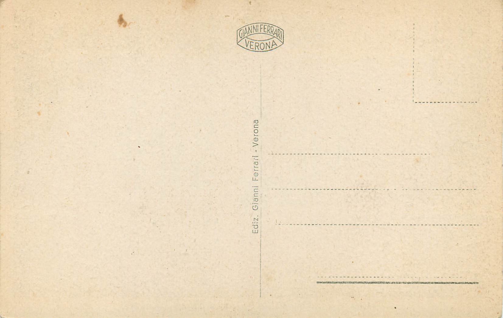 CPA Verona Giardini Pubblici Piarra Vittoris Emanuele — Verso