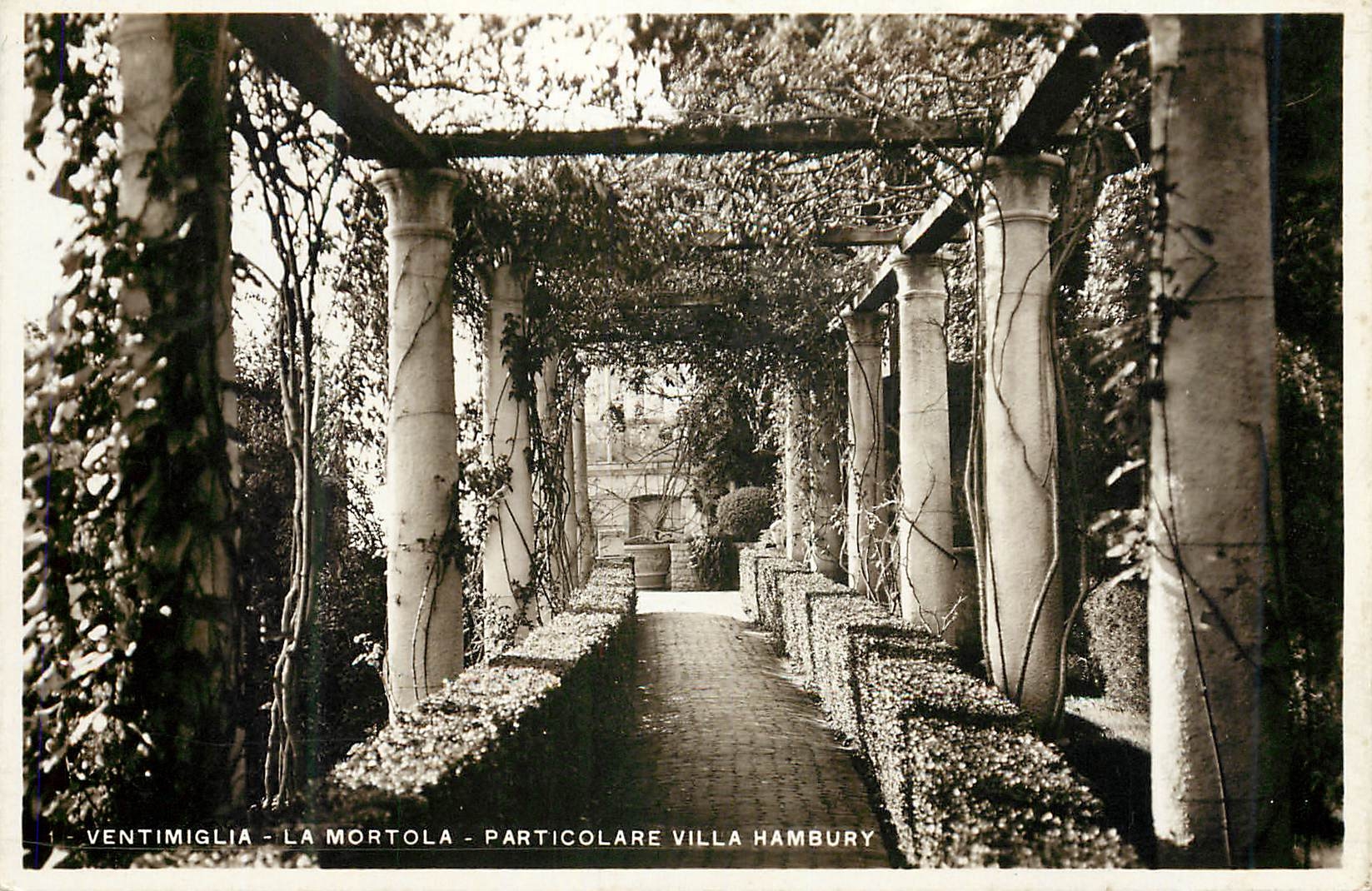 CPA Ventimiglia La Mortola Particolare Villa Hambury