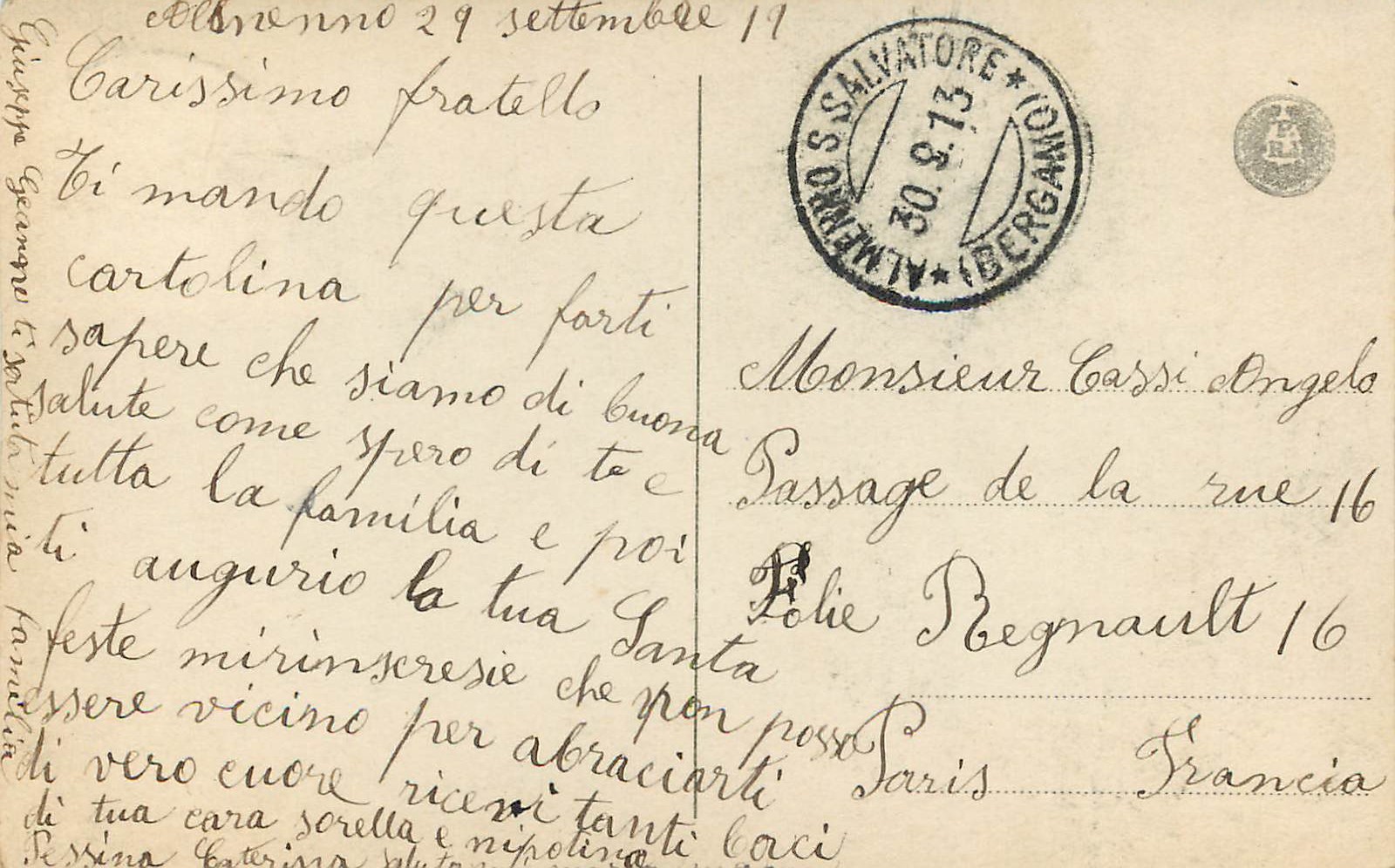 Portrait d'une jeune femme — photographie — éditeur C. 405113 — Verso