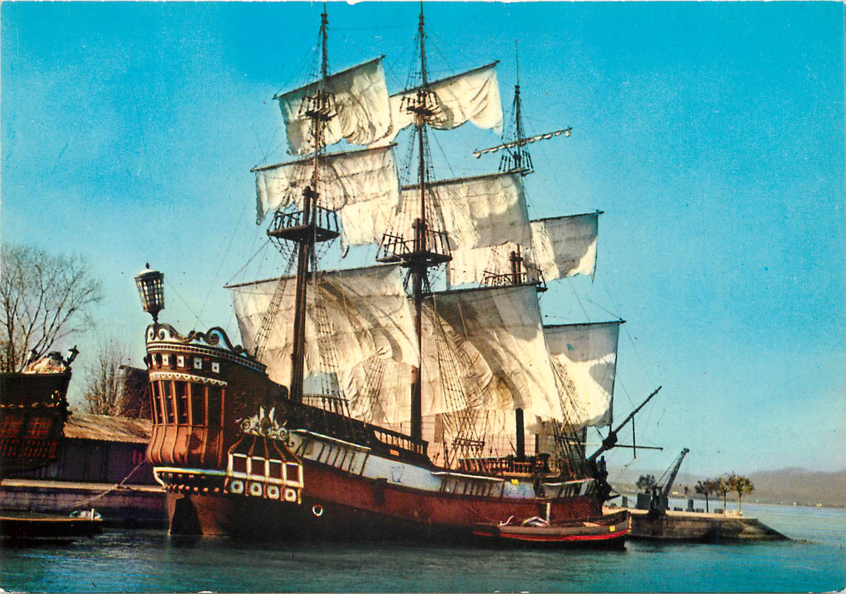 CPM Peschiera Lago di Garda L'ancien voiles Bateau