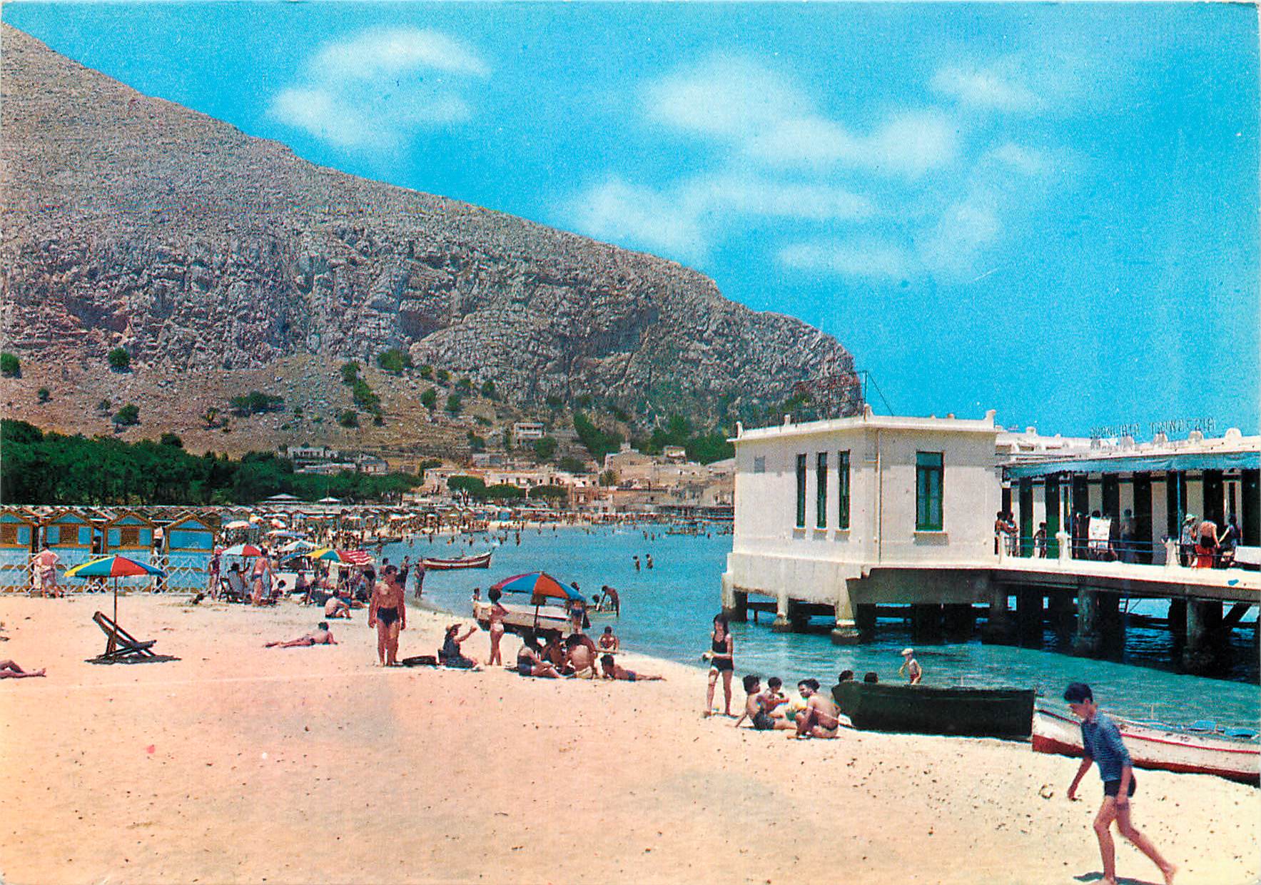 CPM Palermo Mondello La Plage
