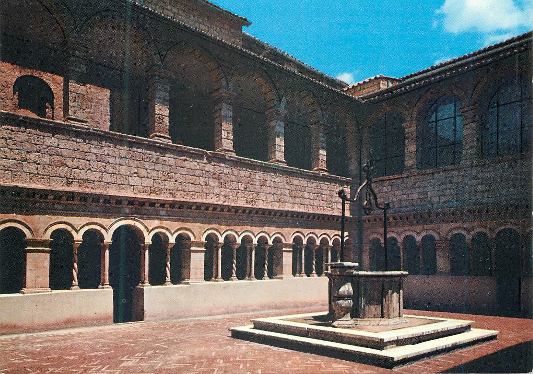 CPM Subiaco Monastere de Ste Scholastique Cloitre cosmateque