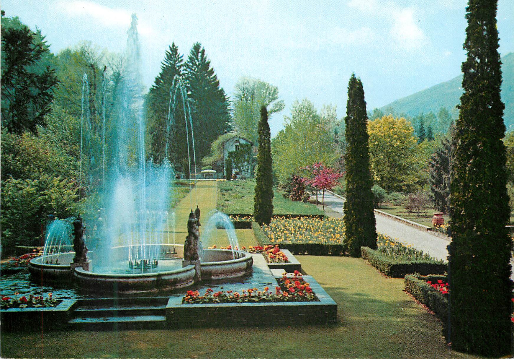 CPM Villa Taranto Lago Maggiore Fontana dei Putti