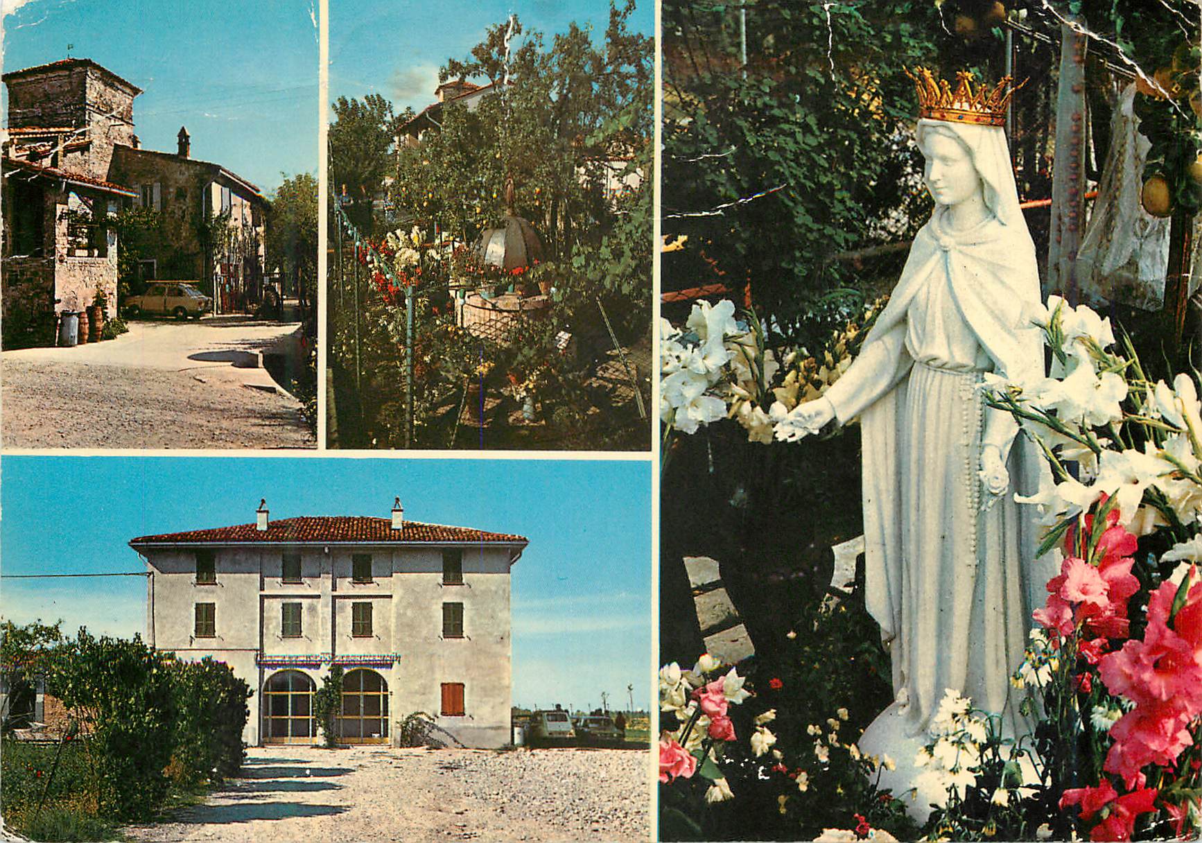 CPM S Damiano di S Giorgio Vierge des Roses