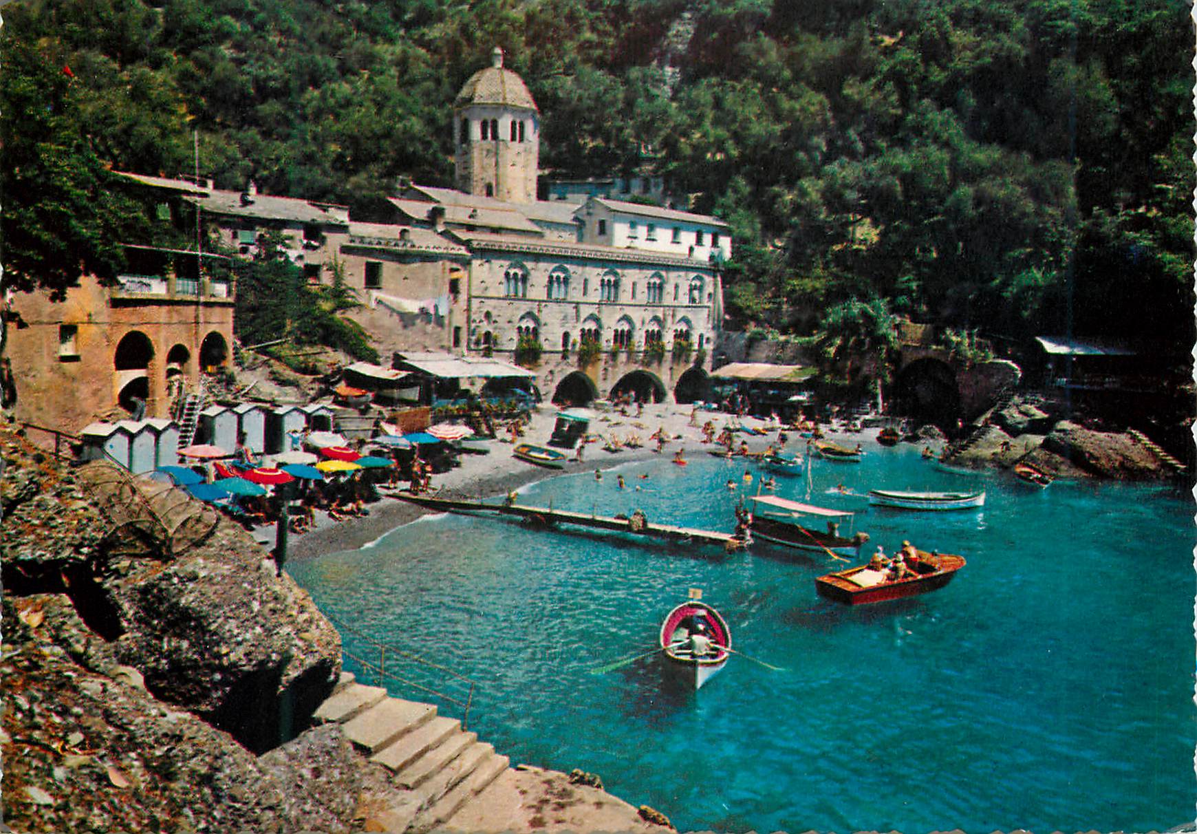 CPM S Fruttuoso di Camogli L'Abbee entre les oliviers
