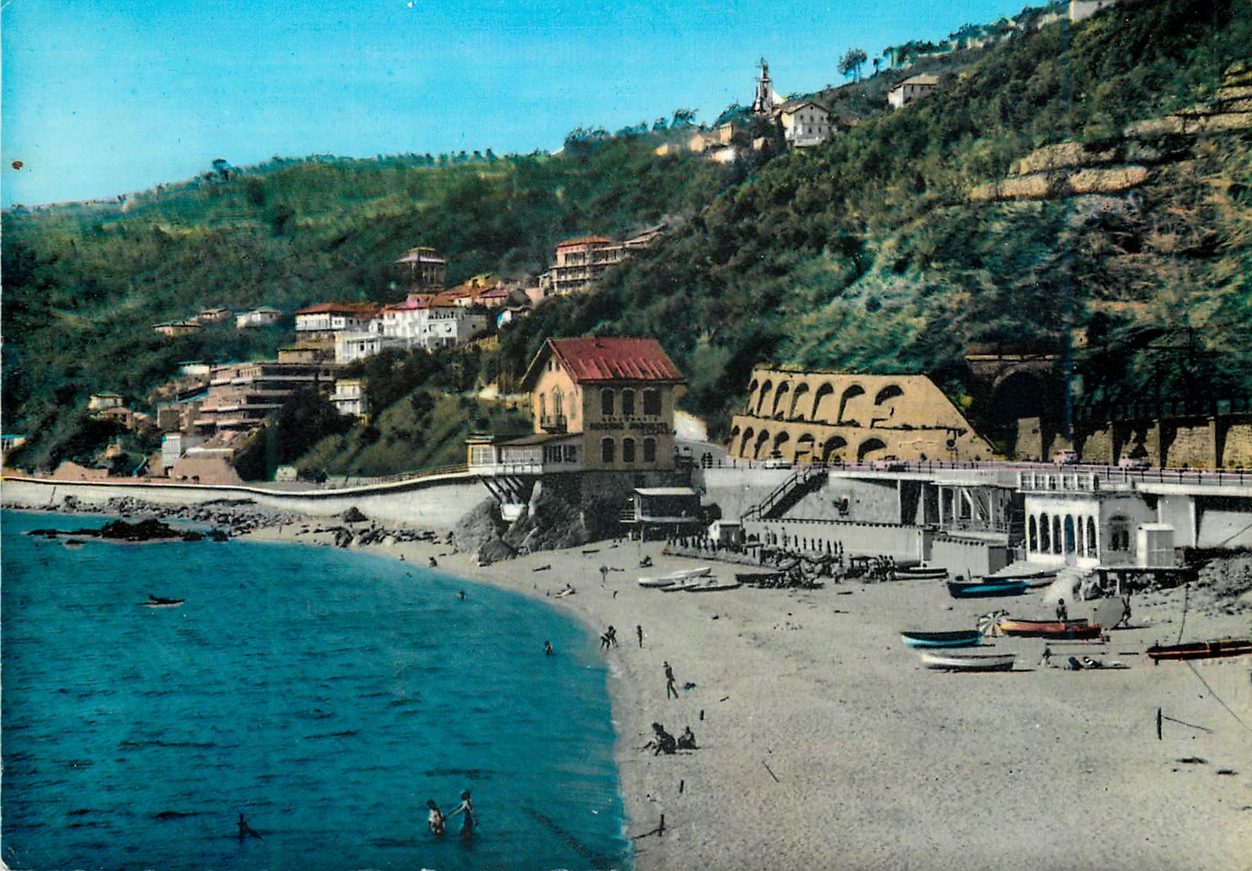 CPM Riviera delle Palme La cote des Palmiers La Plage
