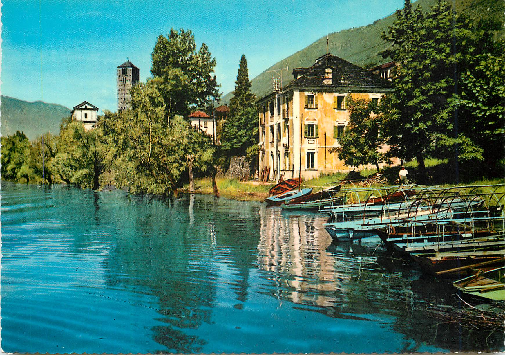 CPM Rivapiana (Locarno) Le port et l'eglise de S Quirico