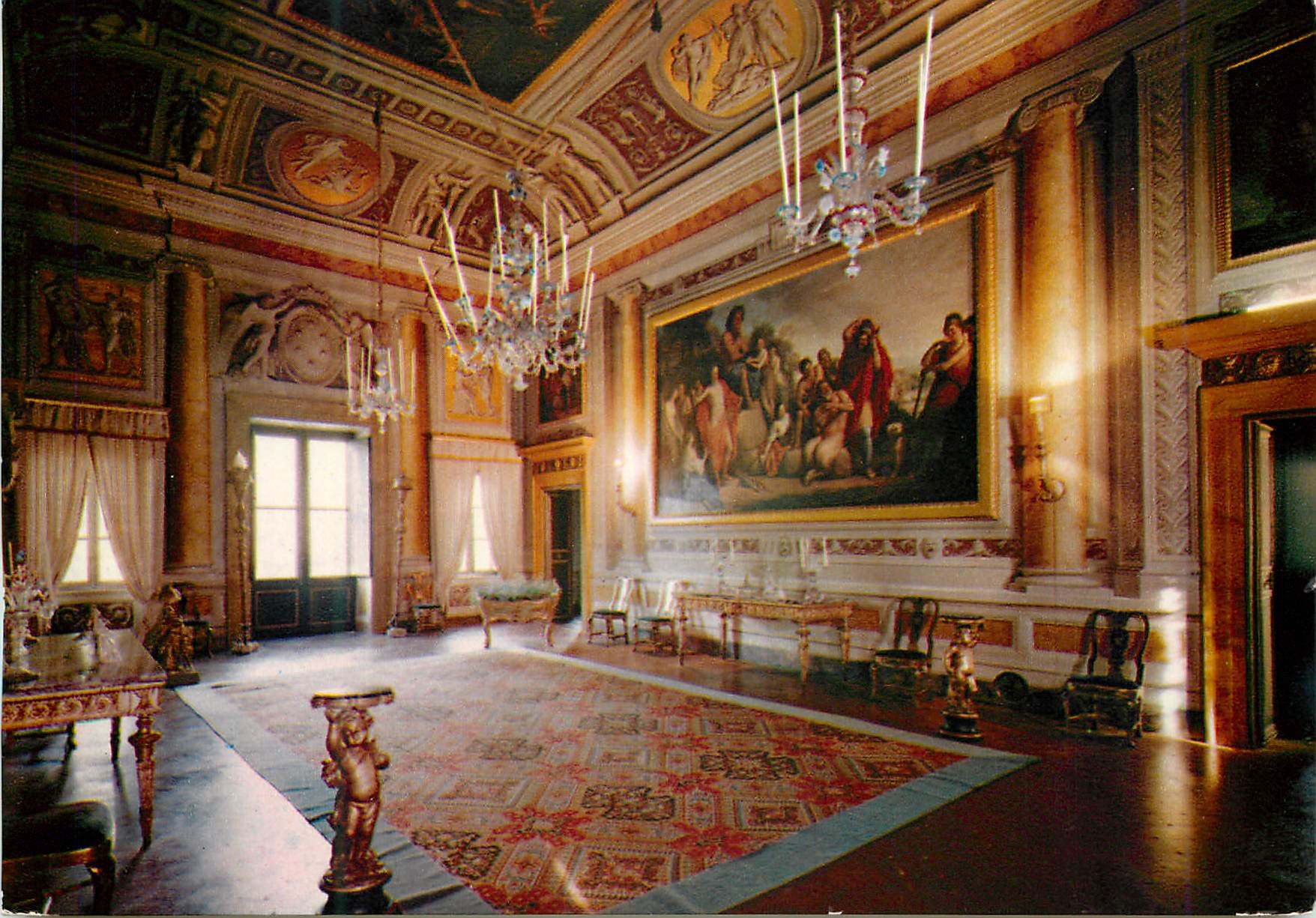 CPM Segromigno (Lucca) Villa Mansi Salon des fetes