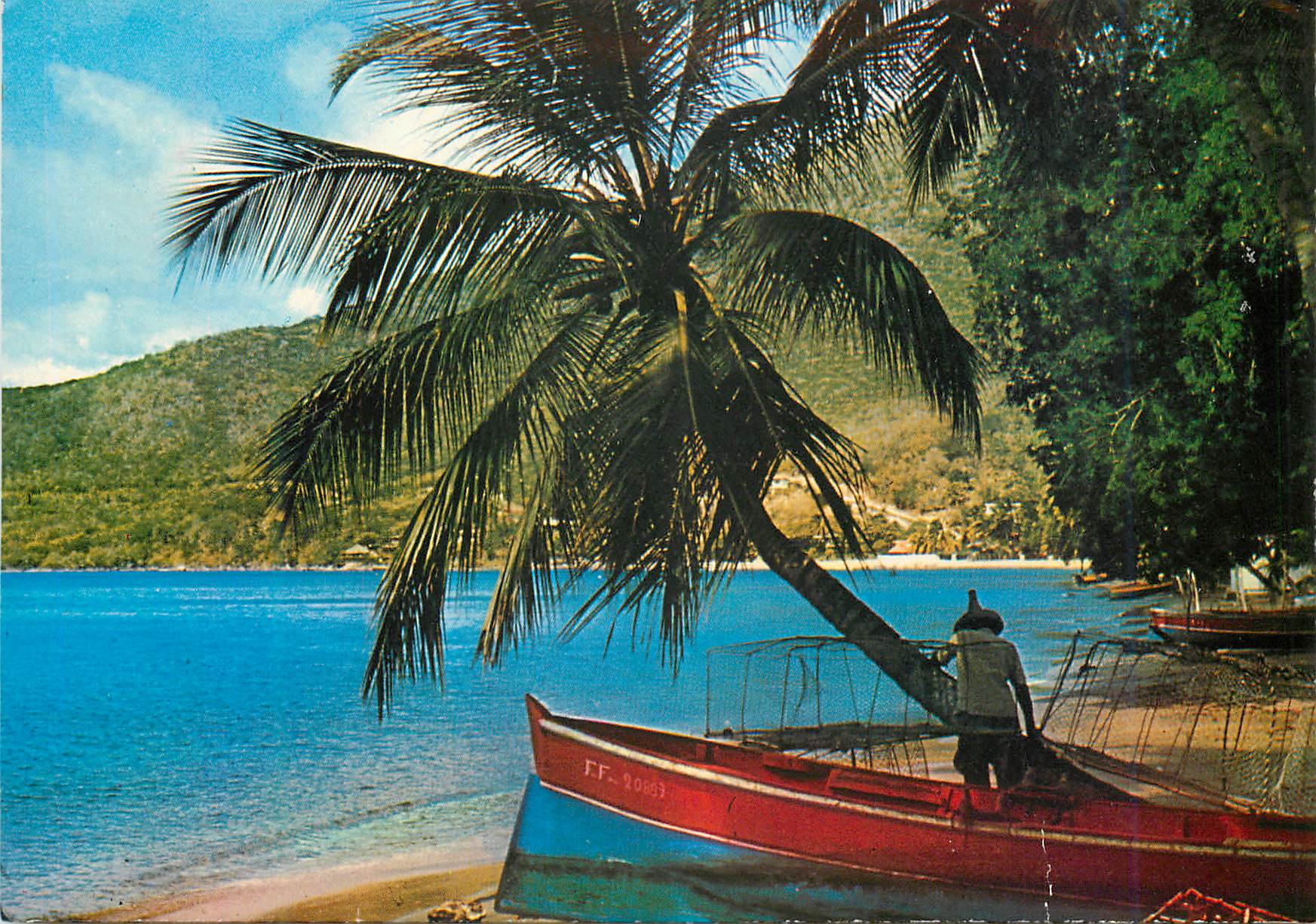 CPM Martinique Antillais Francaise Village de pecheurs