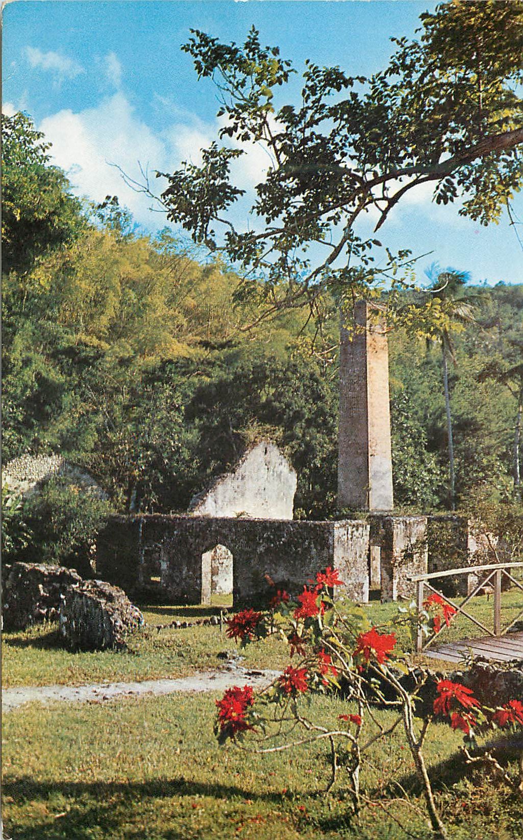 Martinica : Tre-Ilets — Ruine della Pâgerie — Editore Italcolor