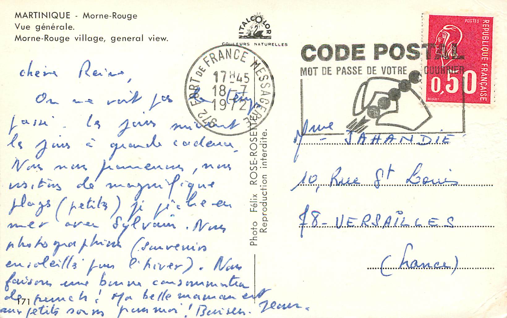 Morne-Rouge — vista generale — Italcop — Verso