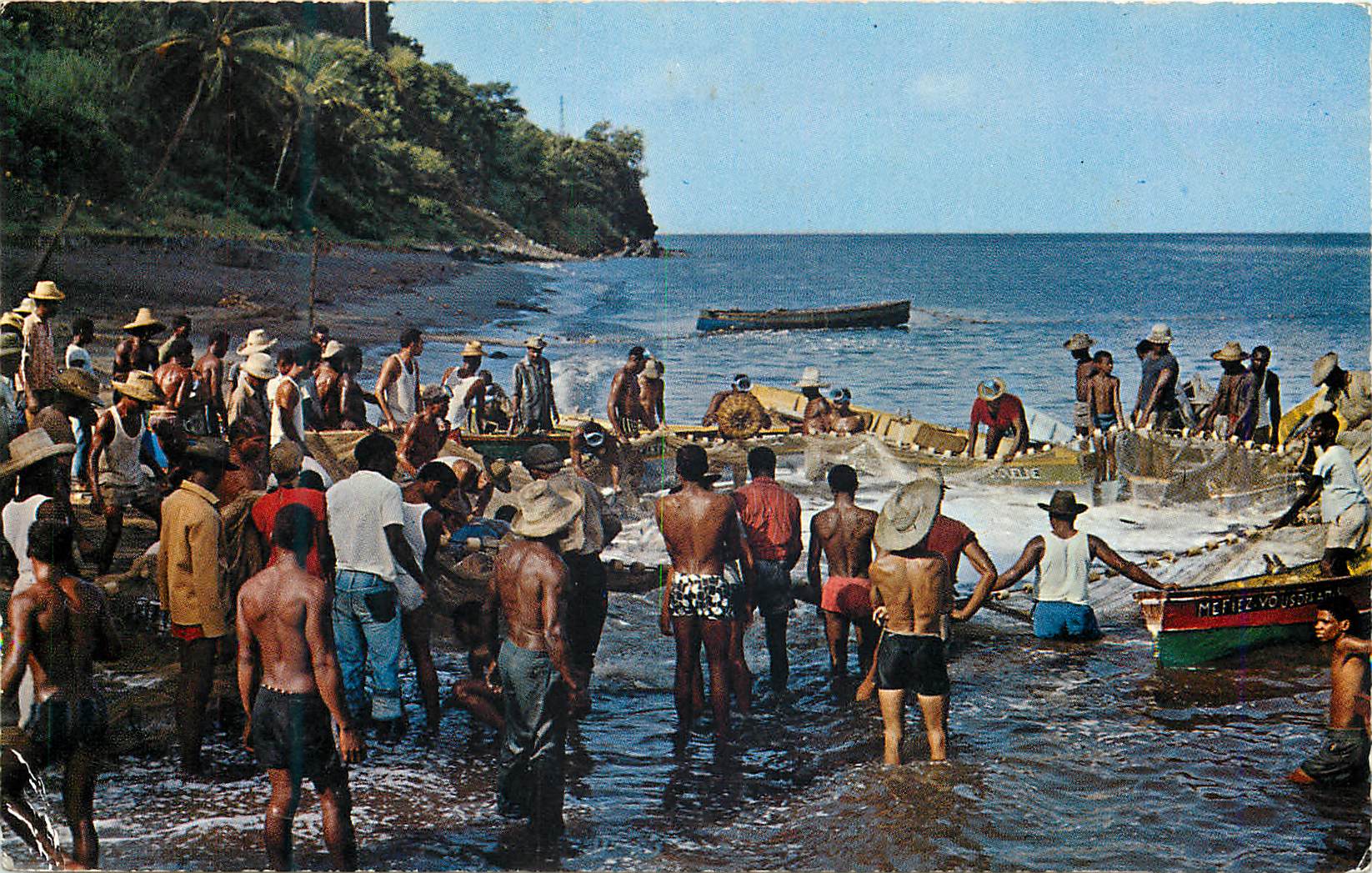 Netzfischen in St-Pierre — Martinique — Talco & Couleurs Naturelles, n°150