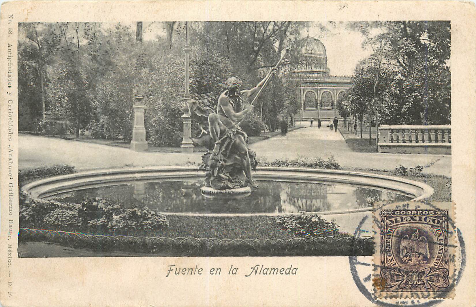 CPA Mexico Fuente en la Alameda