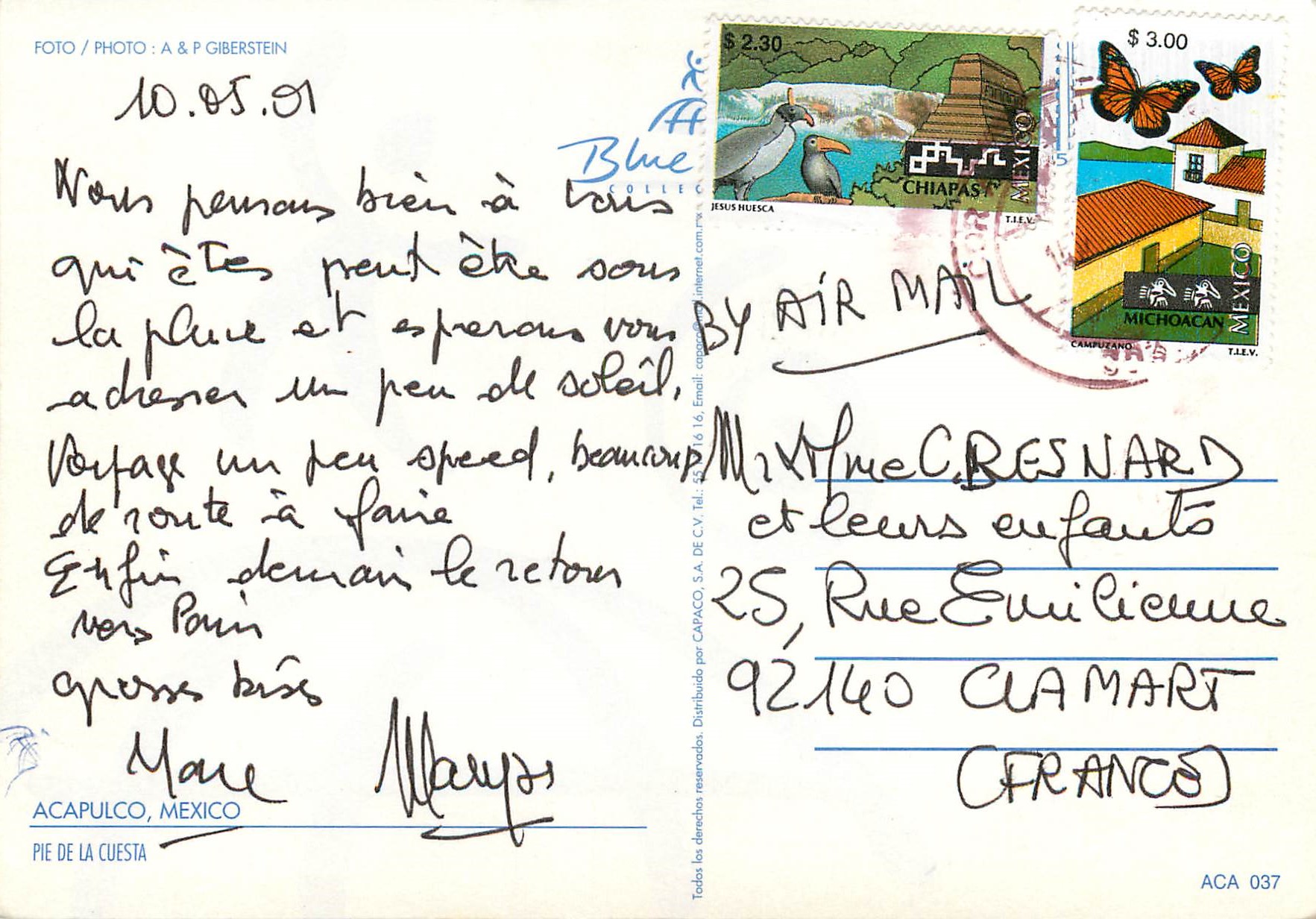 CPM Mexico Acapulco — Rückseite