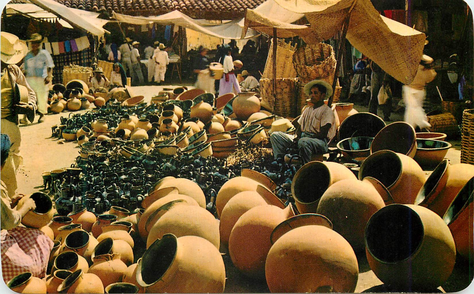 CPM Mexico Typical Old Market Tlacolula Oax