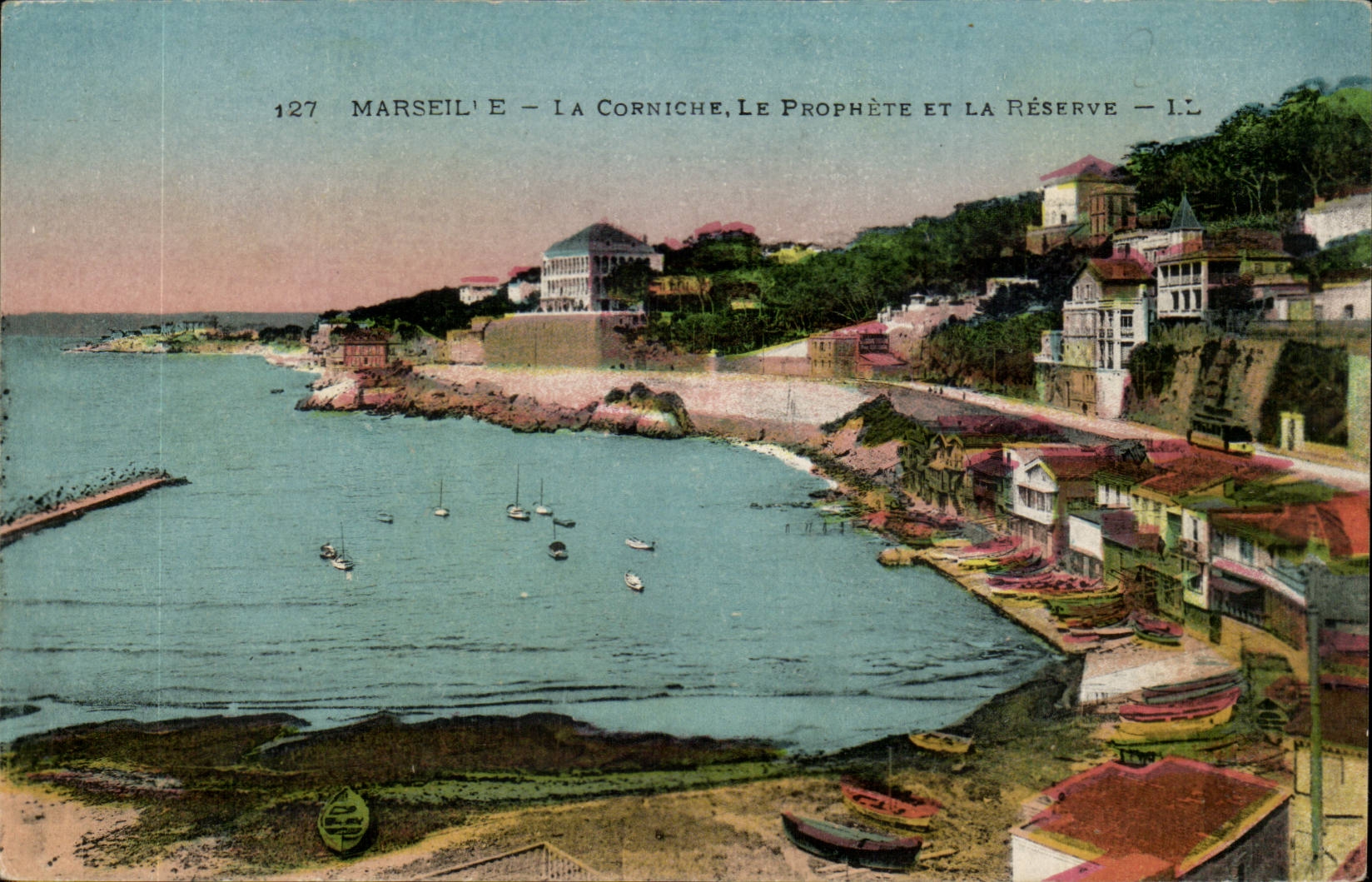 Marseille CPA La corniche le prophete et la reserve