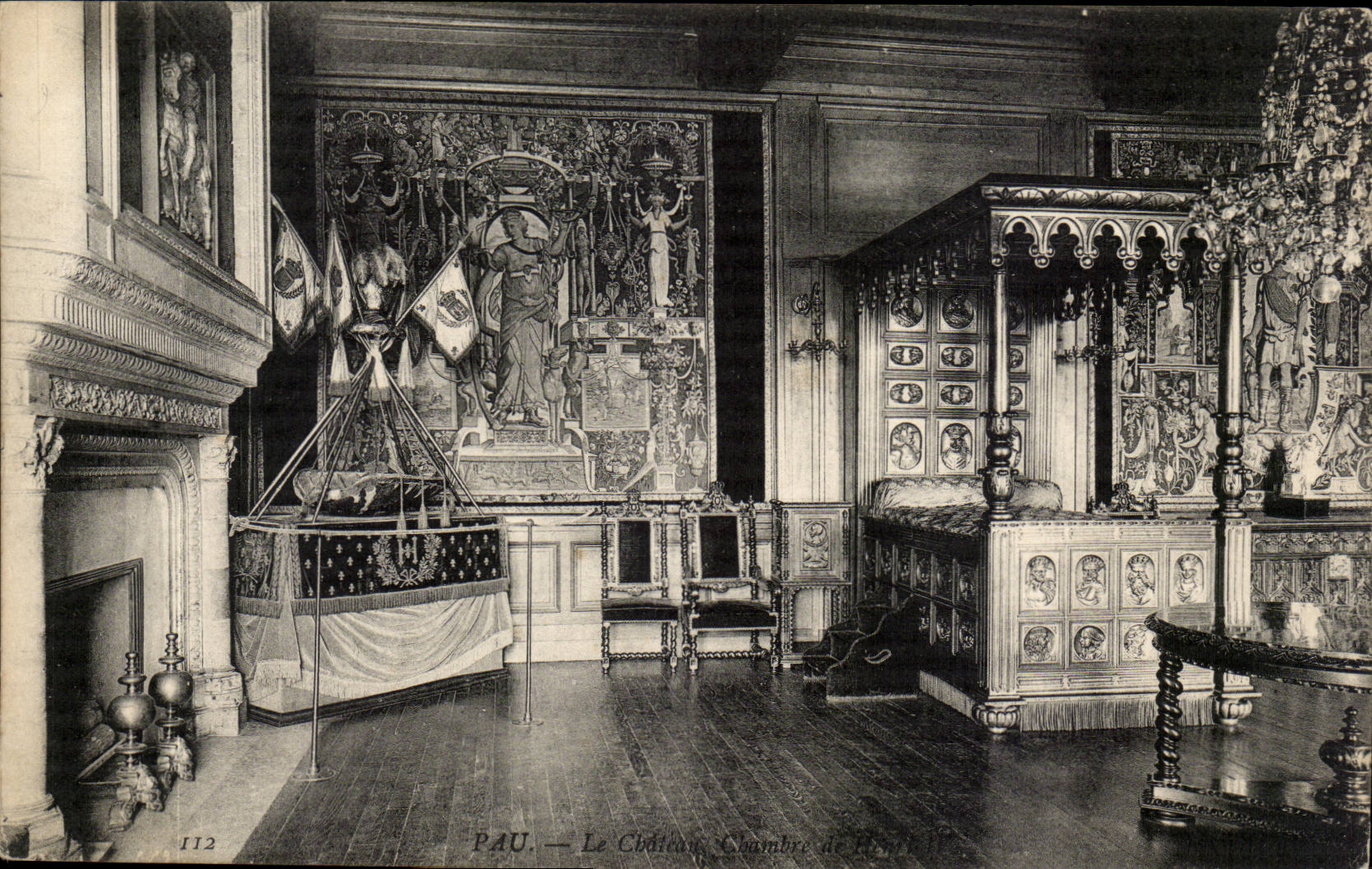 Pau CPA Le chateau Chambre de Henri IV