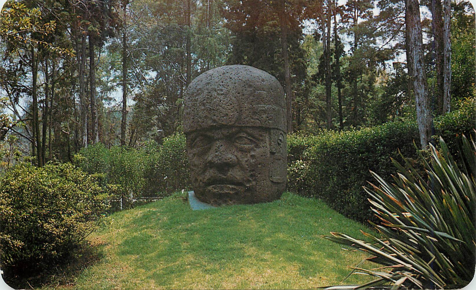 CPM The Stone Head from the Olmec Culture Museo de Antopología Mexico